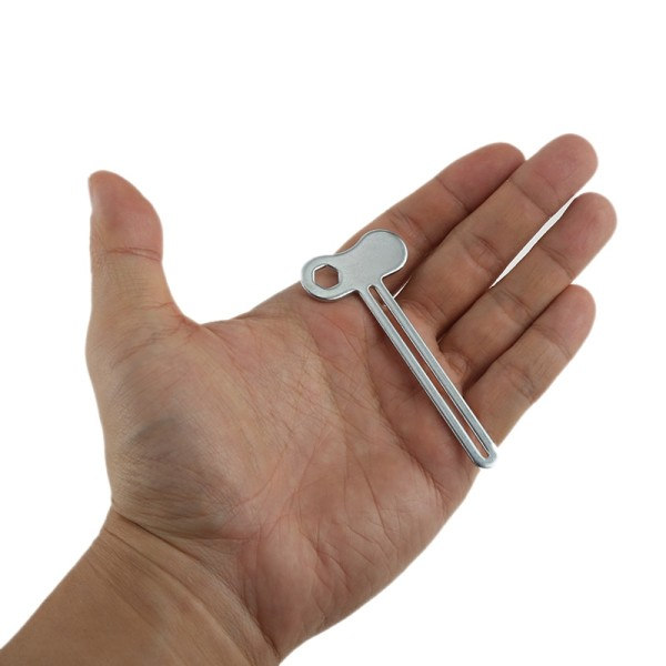 Manuell Tandkräm Squeezer Rostfritt Stål Dispenser Tub Squeezer Hand Cream Tube Key