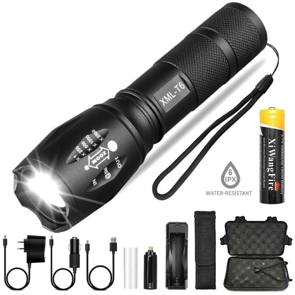 Kannettava tehokas LED lamppu XML-T6  taskulamppu Linterna taskulamppu