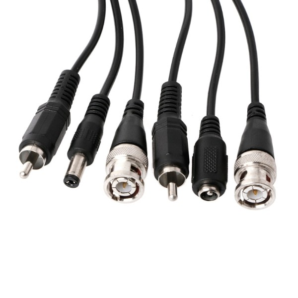 1 par BNC Til RJ45 Passiv Video Strøm + Audio Balun Sender/mottaker For CCTV kamera