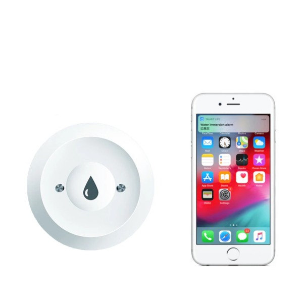 Vatten Immersion Sensor Smart Life Läckage Sensor Vatten Länkage Larm App Fjärrkontroll Övervakning Vatten Läckage Detektor