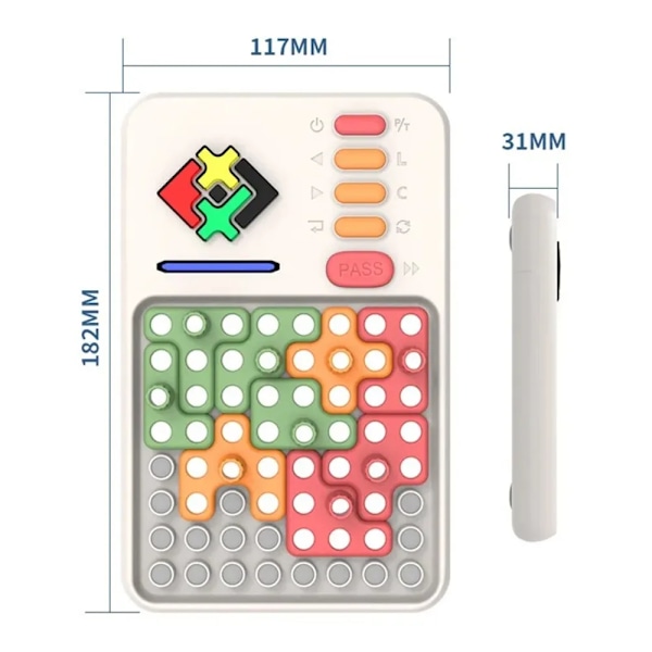 Super Block Smart Jigsaw Spel 1000+ Levelled UP Umaningar Brain Teaser Pussel