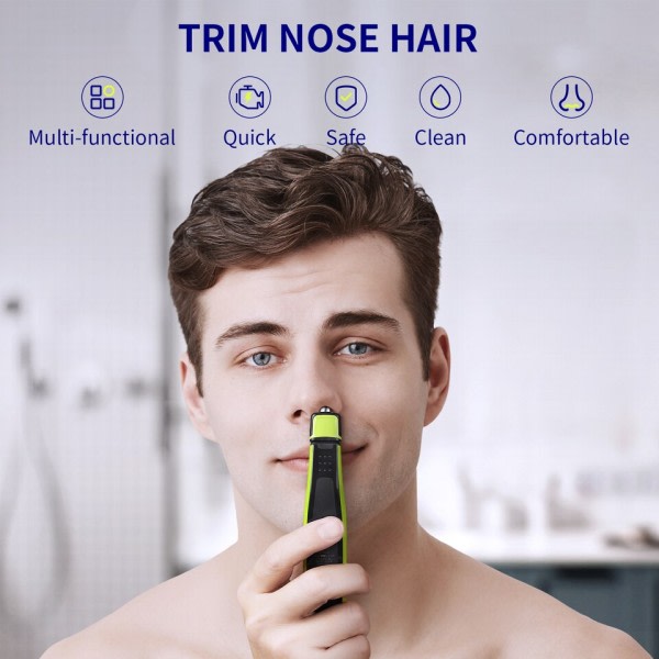 Näsa hår trimmer ersättning blad huvud kompatibel med Philips OneBlade