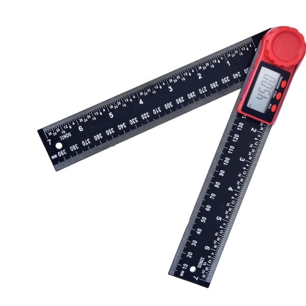 200mm 8'' Digital Angle Finder Lineal Protractor Inclinometer  Elektron Goniometer  Vinkel Længde Måleværktøj