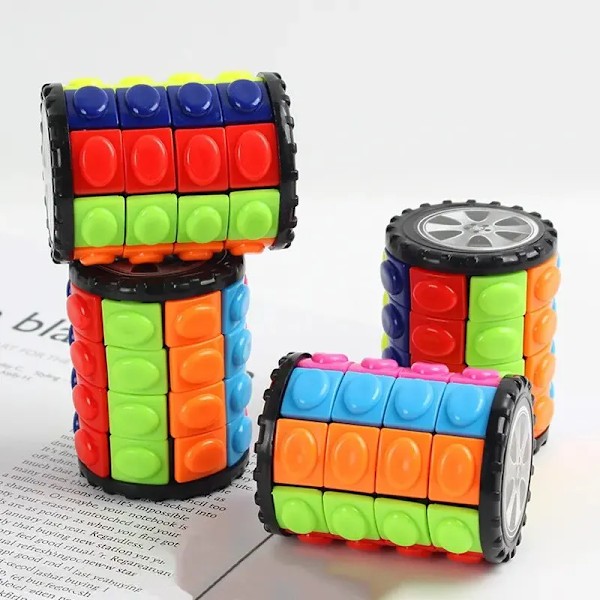 Cube Majs Shape 3D Magic Tower Utveckla Intelligens med Rubik's Cube Dekompression Toy