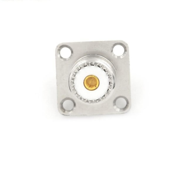 10X hona SO-239 Jack Square Shape Solder Cup Coax Connector