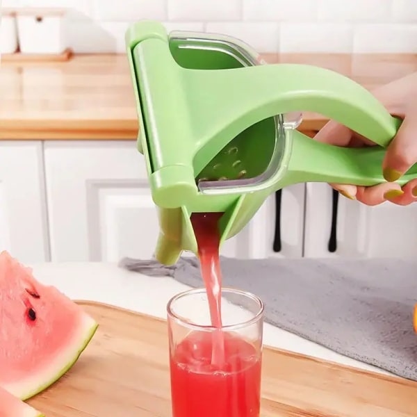 Grønn Multifunksjonell Juicer Håndholdt Ikke-elektrisk Sitron Squeezer Frukt Grønnsak Liten Juicer