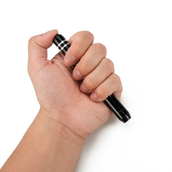 Rescue LED Pen Light Sygeplejerske Led Medicin Penlight med Pupil Gauge og lineal 2stk