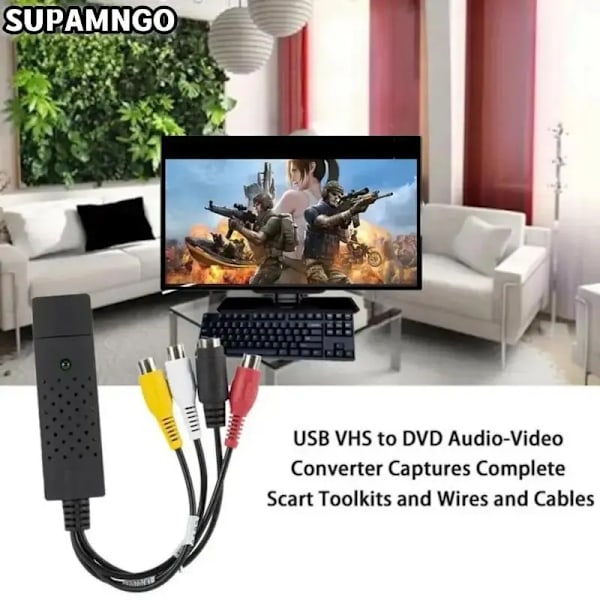 USB 2.0 Video Audio muunnin Capture Card Easy Cap Video Audio muunnin