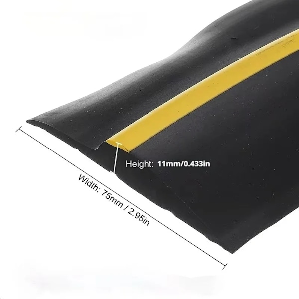 3 meter garage dörr botten tätning väder avisolering PVC gummi tätning remsa