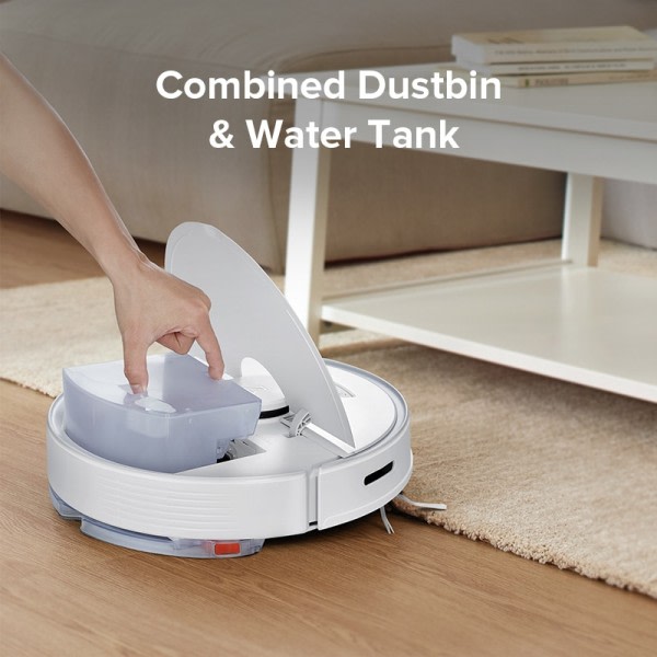 Max Robot Støvsuger 4200Pa Sug Kraft Sweep og Wet Mopping WiFi App Control