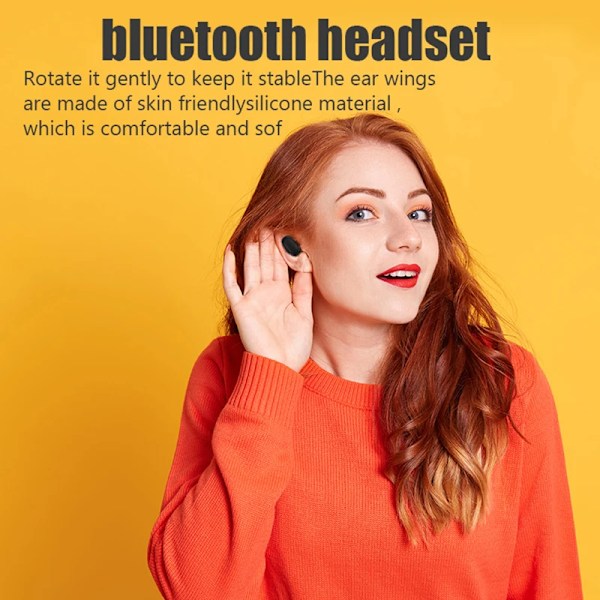 TWS langattomat kuulokkeet Bluetooth nappikuulokkeet ohjaus urheilu kuulokkeet vedenpitävä mikrofoni