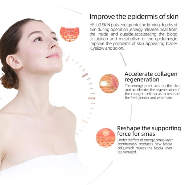 Mini Focus Ultrasonic Portable Heat Up Ansiktsbehandling Device Hem Use Pro Ha Neck Skin Anti Aging