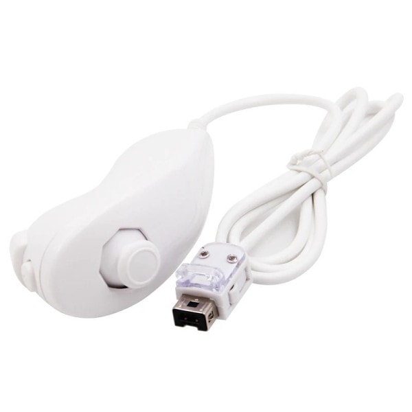 Nintendo Wii Game Controller 5 colors Nunchuck Hand Curved Game Handle Controller