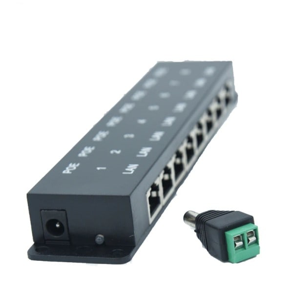 8 Port  48V 24V Add Power Ethernet To All Switch MikroTik Tillbehör