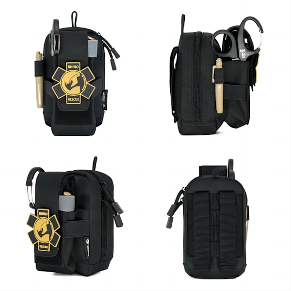 Rescue EDC Pouch First Aid Kit Tactical Military Survival Trauma Kit Molle Utility Verktyg Pouches För camping vandring