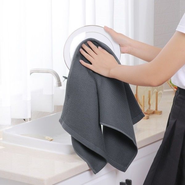 4 kpl puuvilla keittiö pyyhe Ultra Soft Magic Cleaning Cleaning Immu puhdistus rätit