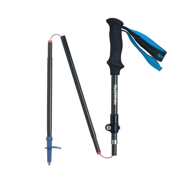 Karbon fiber 5 seksjon Ultralight Trekking staver Walking Stick