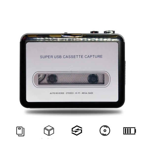 USB kasetti kaappaus radio soitin kannettava USB kasetti nauha MP3 muunnin