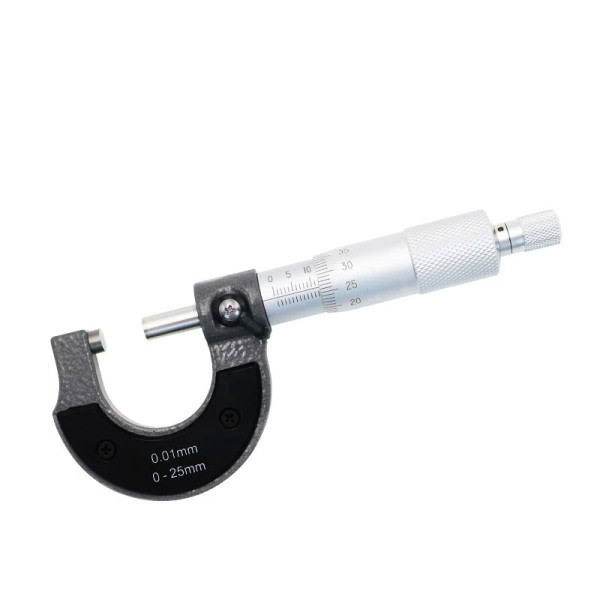 Præcis måler mikrometer 0-25 mm 0,01 mm udvendig metrisk skydelære mål mikrometer værktøj