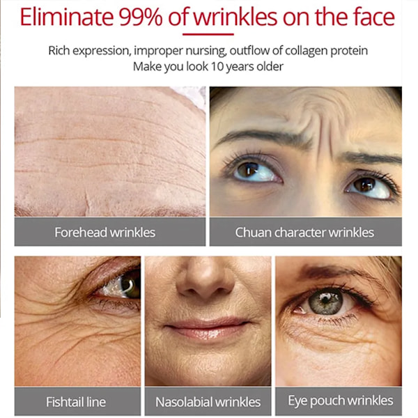 Anti-aging Retinol Lifting Firming Cream Ta bort rynkor linjer ansikte blekning ljusare hud skönhet hälsa vård