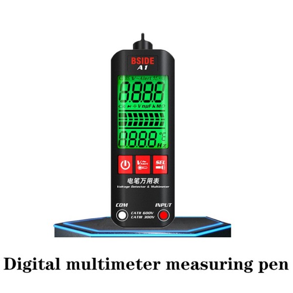 1 stk Fuldt Automatisk Intelligent Brændsikker Elektrisk Pen Nul Brand Linje Identifikation Linje Spænding Detektion Universal Måler