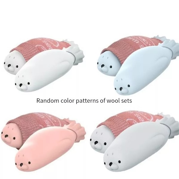 450 ml Silicone Seal Mini Varmt Vand Taske Piger Lomme Bærbar Hånd Varmer Flaske Smertelindring Hånd Fødder Vinter Varme forsyninger