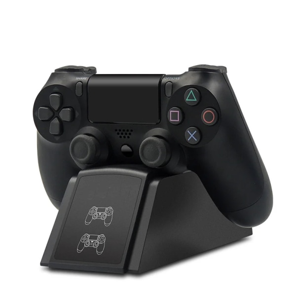 PS4 ohjain laturi kaksois USB pikalataus telakka asema Sony Playstationille