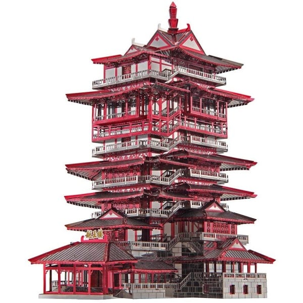 3D metalli palapeli malli rakennus sarjat - Yuewang torni pistosaha lelu ,joulu syntymäpäivä lahjat
