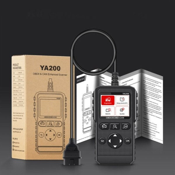 Bil Motor System Diagnostik Verktyg Multifunktionell Detektering OBD Detektion Flerspråkig Diagnostik