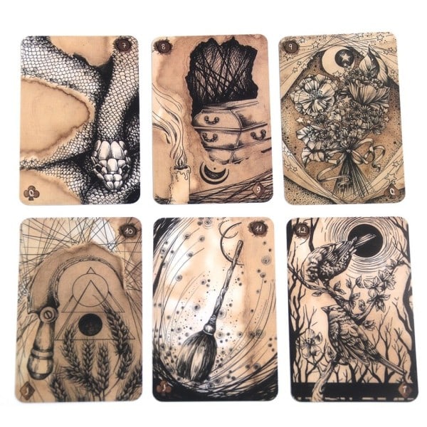 Lenormand Reflet De Lune Lenormand Kort Tarot Kort Däck Oracle Kort spel