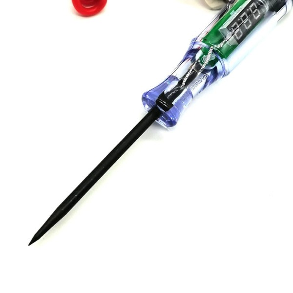 Bil Lastbil Voltage Krets Tester Digital Display Lång Sond Penna Ljus Glödlampa Bil Diagnostik Verktyg