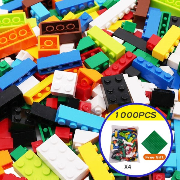 Creative Building Blocks Bulk Sets City Classic Bricks Assembly Brinquedos Educational Lelut