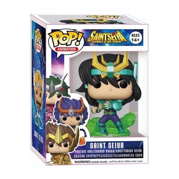 Uusi Funko POP Saint Seiya Figuuri Phoenix Ikki Hyoga Seiya Shiryu Seisova Figuuri Lelu