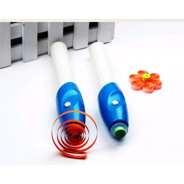 Elektrisk Papir Quilling Verktøy Set Winder Stål Curling Penn