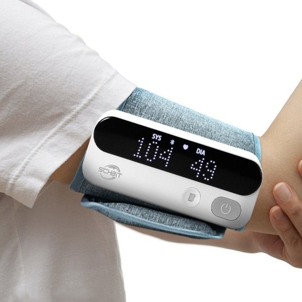 Bluetooth Voice Genopladelig Lang Tid Brug Medicinsk Blod Tryk Monitor