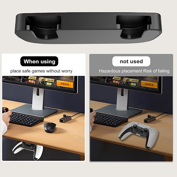 Bærbar spill kontroller hengende oppbevaring stativ håndtak gamepad brakett
