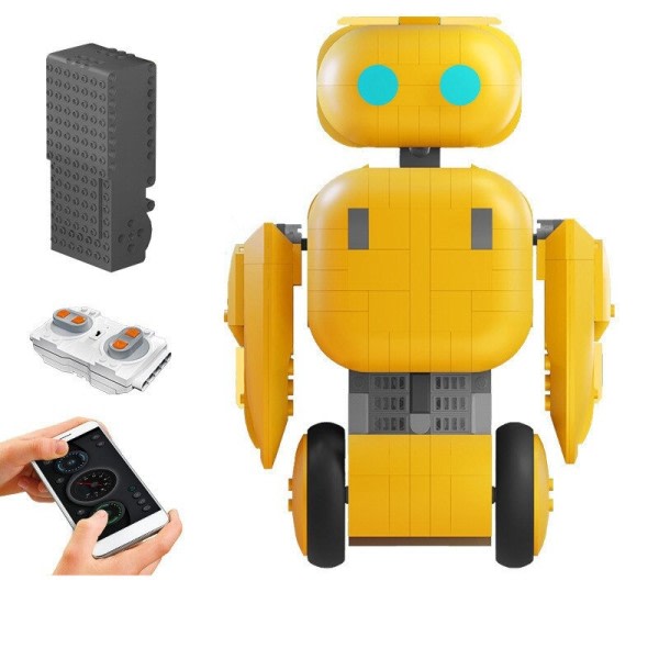 RC Intelligent Robot Elektrisk Byggnadsblock Klossar Bil Teknisk APP Programmering Fjärrkontroll Barn leksaker