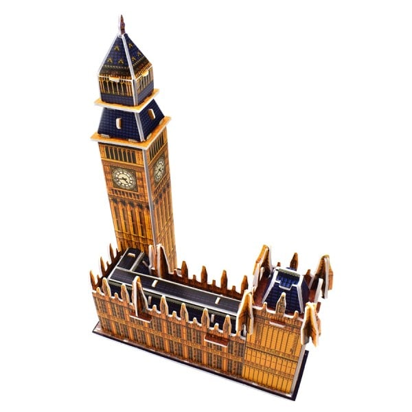 Big Ben Bygning 3D Puslespill Leker for Barn Verden attraksjoner Pedagogisk Gjør selv Håndlaget Montering Puslespill Leketøy