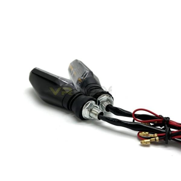 4 stk Motorcykel Virge Signaler Lys  Vand Flyder Indikator Pil Blinker Lamper