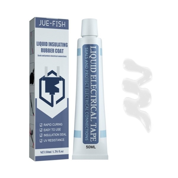 50ml Væske Isolerende Tape Reparation Gummi Elektrisk Wire Kabel Coat Fix Line Lim