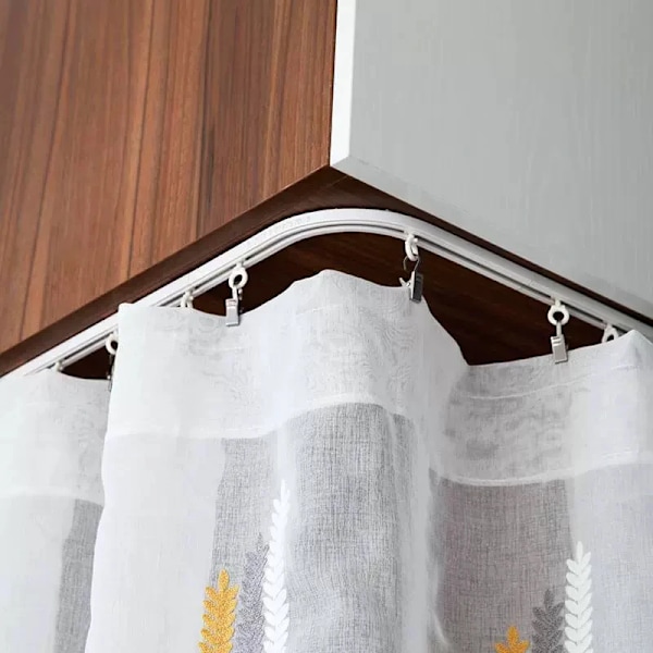 Selvklebende gardin glidende spor uten stansing nano stille spor