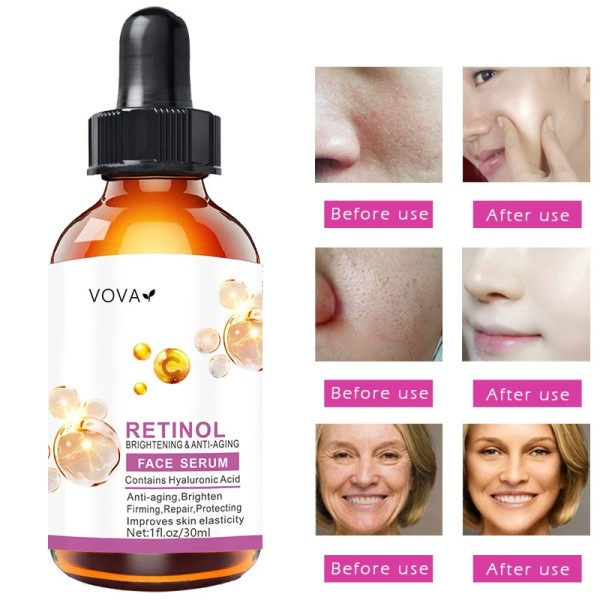 Retinol Firming Lifting Serum Wrinkle Remover Anti-aging Fade Fine Lines Ansikte Essence