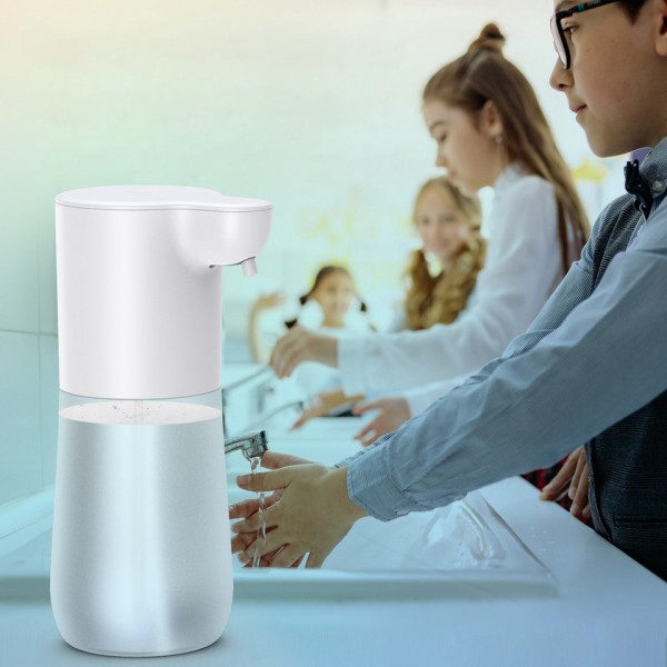2000mAh USB laddning automatisk induktion skum tvål dispenser smart infraröd beröringsfri hand tvättmaskin