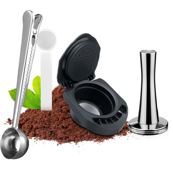 Uudelleentäytettävä sovitin Dolce Gusto kahvi kapselille Nescafe  Uudelleenkäytettävä kapseli