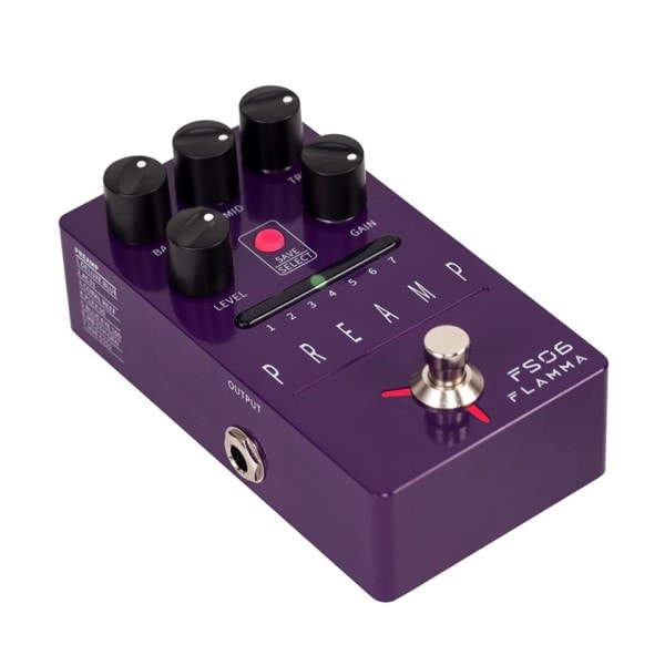 Digital gitarr effekter pedal med 7 förförstärkare modeller