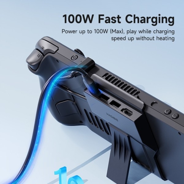 Steam Deck Docking Station 4 in 1 Dock Holder Hub USB C to 4K@60Hz HDMI-kompatibel  SteamDeck