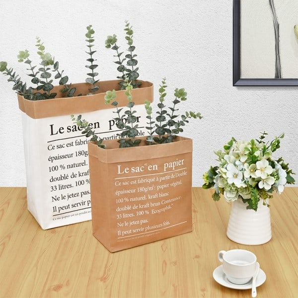 Kunstig eukalyptus blader grønne falske planter grener for bryllup fest utendørs hjemme hage bord dekorasjon