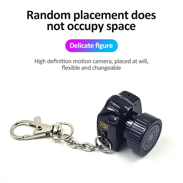 Tiny Kamera HD Video Ljud Bil Sport Micro Cam Webcam Med Mic Y2000 Camcorder