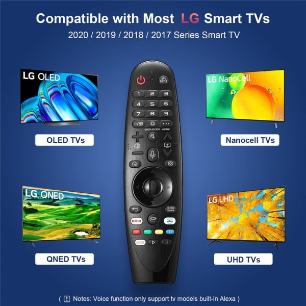 Voice Magic Remote Control AKB75855501 for LG AN-MR20GA AN-MR19BA Smart TV