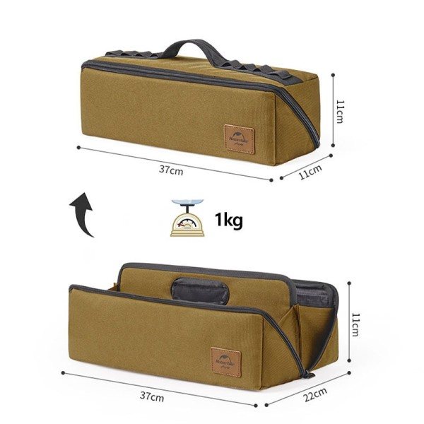 Camping oppbevaring bag multifunksjonell utendørs verktøy oppbevaring bag